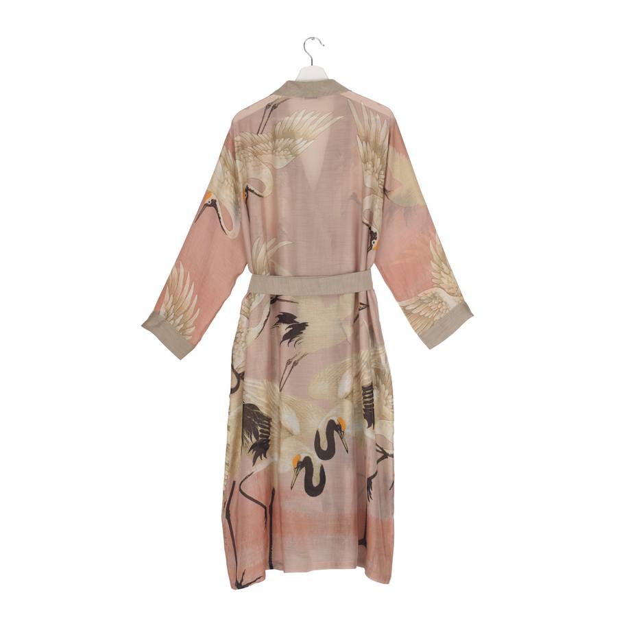 One Hundred Stars Dressing Gown Stork Pink back