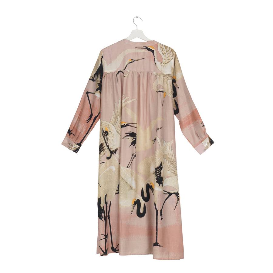 One Hundred Stars Duster Coat Stork Pink back