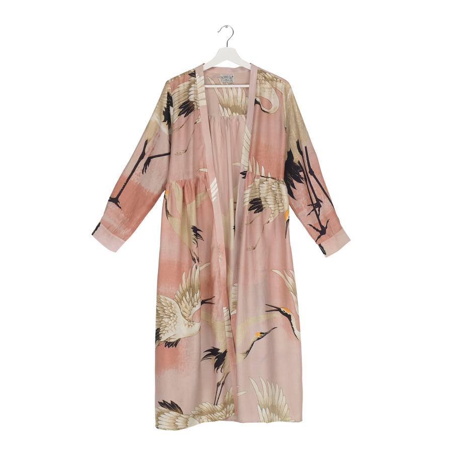 One Hundred Stars Duster Coat Stork Pink front