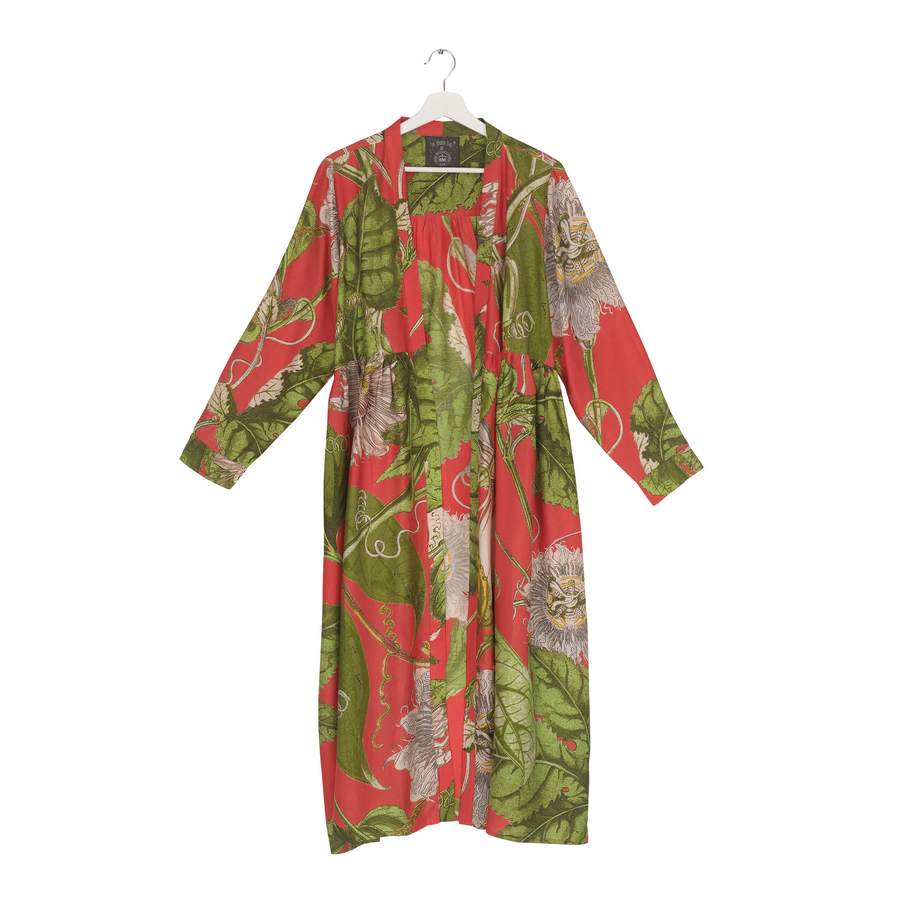 One Hundred Stars Duster Passion Flower Scarlet Red front