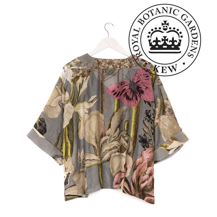 One Hundred Stars Iris Grey Top back