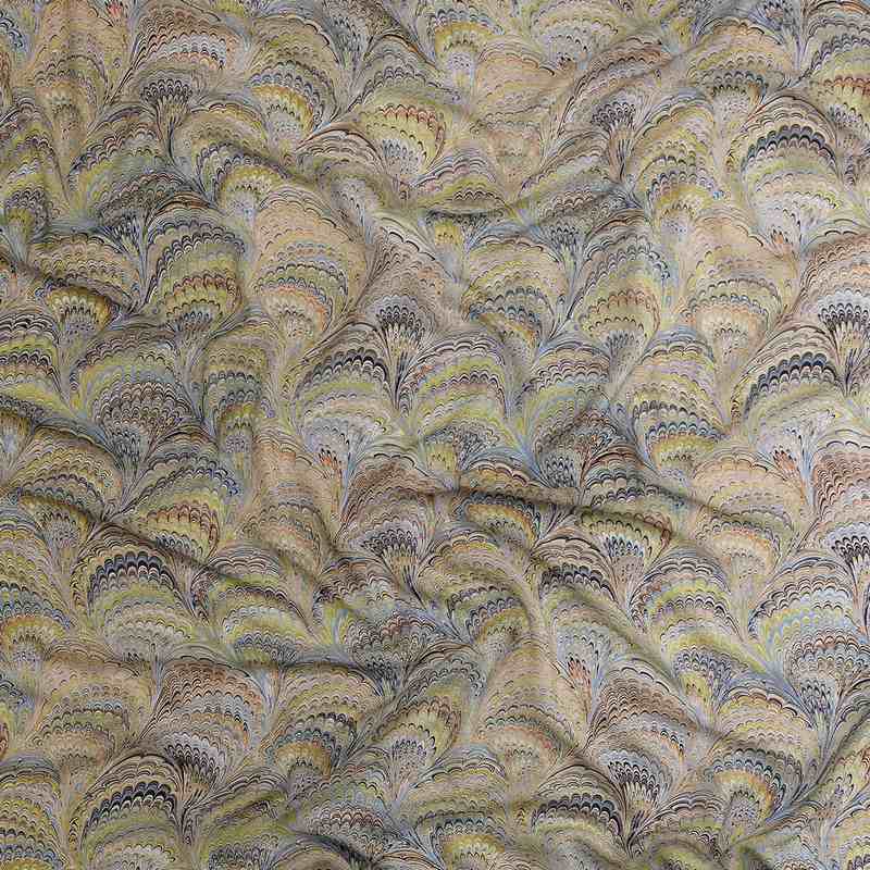One Hundred Stars Marbled Green Scarf SCAMARGRN flat