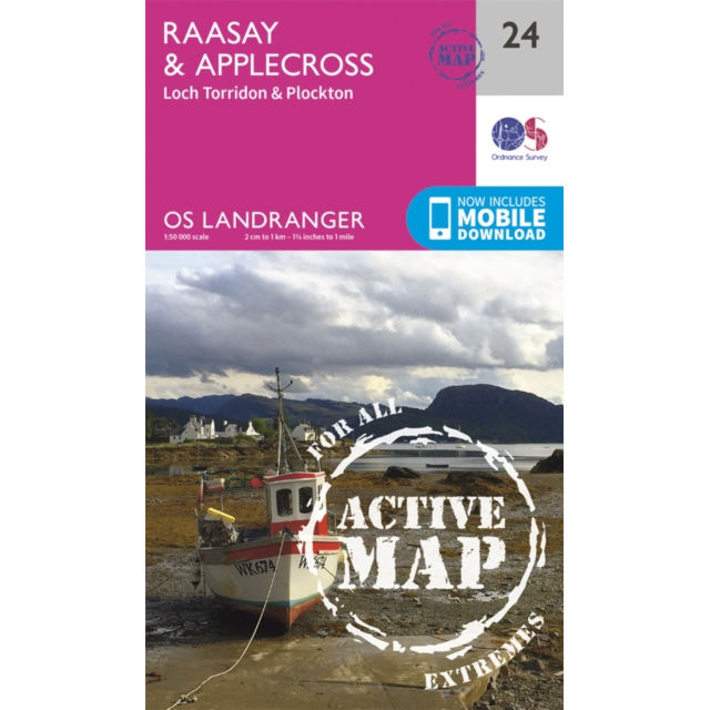 Ordnance Survey Landranger Weatherproof 024 Raasay & Applecross Loch Torridon & Plockton