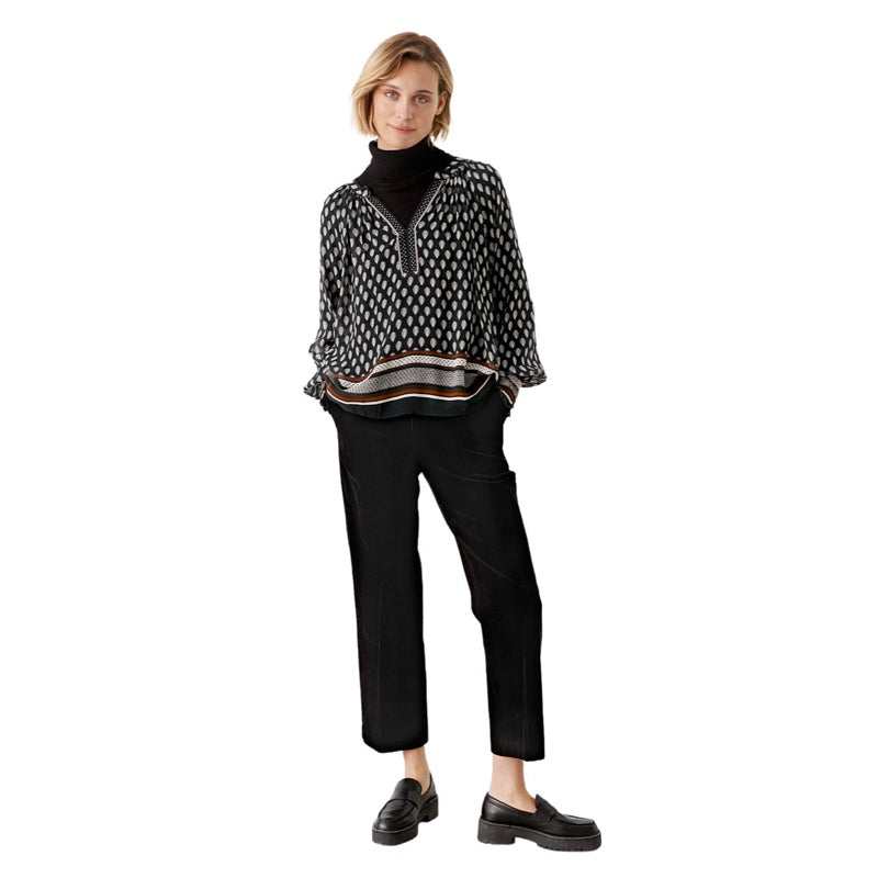 Part Two Clothing Misha Cord Trousers Black 30305538-194008 on model 1