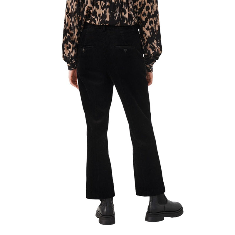 Part Two Clothing Misha Cord Trousers Black 30305538-194008 on model back