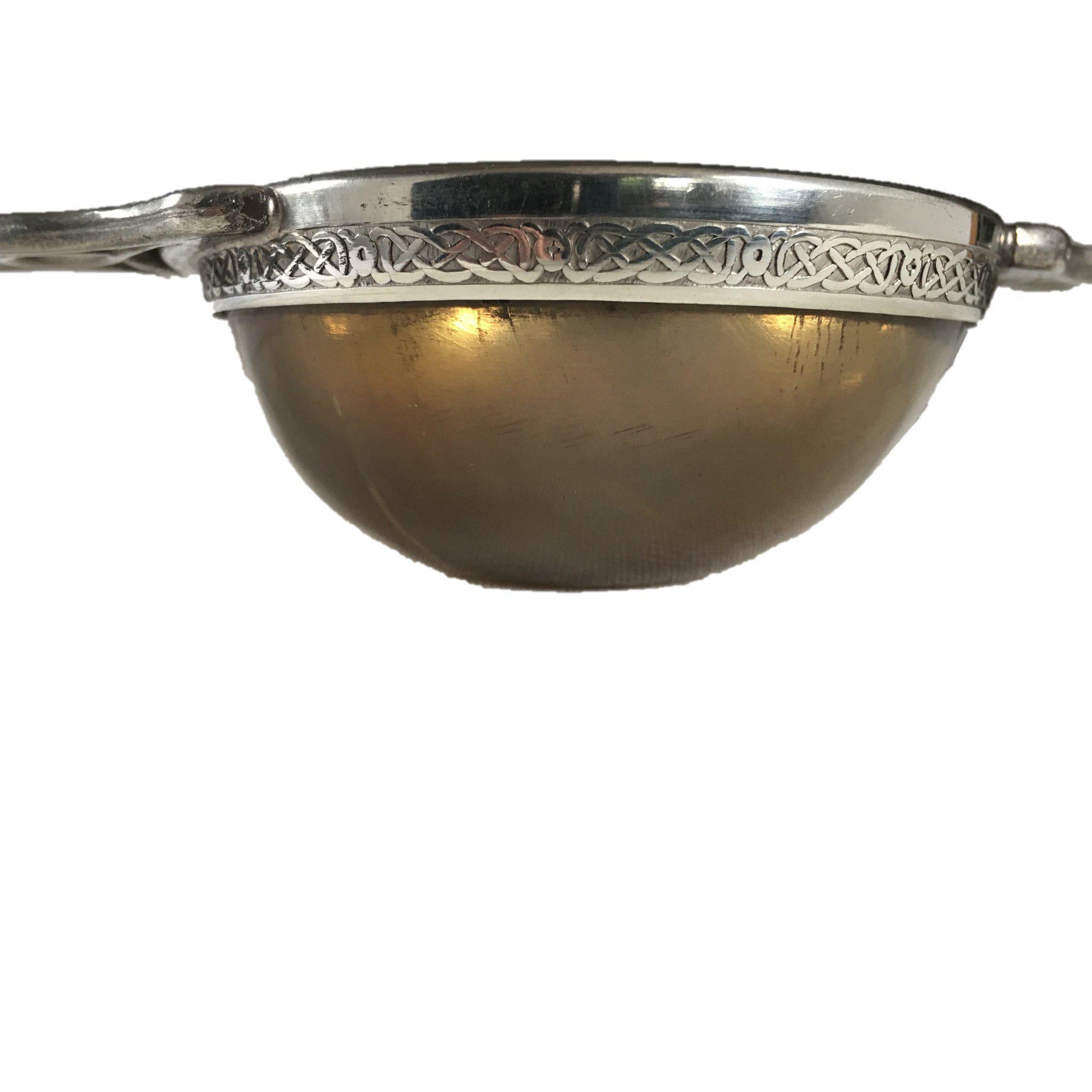 Pewter & Oxhorn Quaich