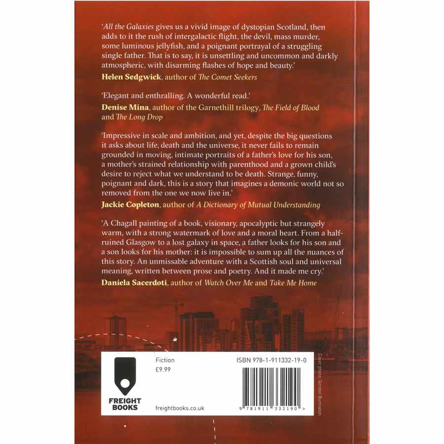 Philip Miller - All the Galaxies paperback back cover