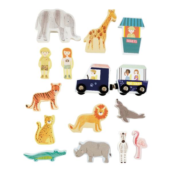 Portable Play Box Zoo 41P3658 contents