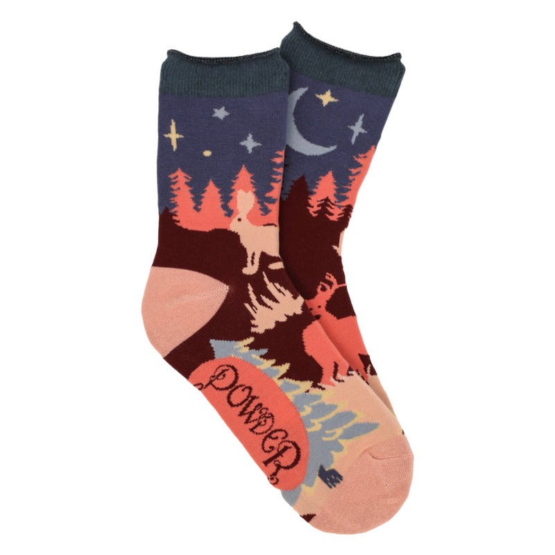 Powder Designs Bamboo Ladies Socks Winter's Eve SOC544 main