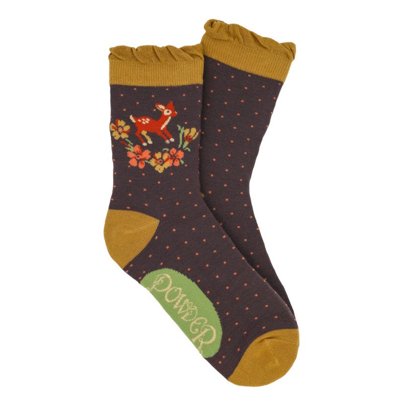 Powder Designs Bamboo Socks Vintage Fawn Lilac SOC527 main