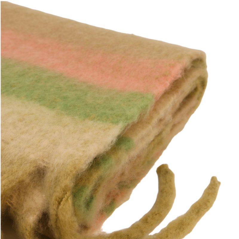 Powder Designs Enid Cosy Scarf Sage & Petal ENI1 detail