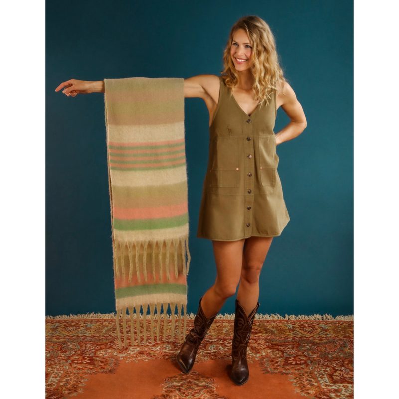 Powder Designs Enid Cosy Scarf Sage & Petal ENI1 lifestyle