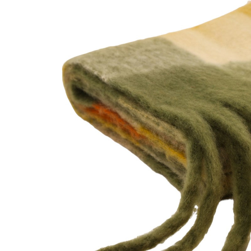 Powder Designs Maddie Cosy Scarf Tangerine & Sage MAD8 detail