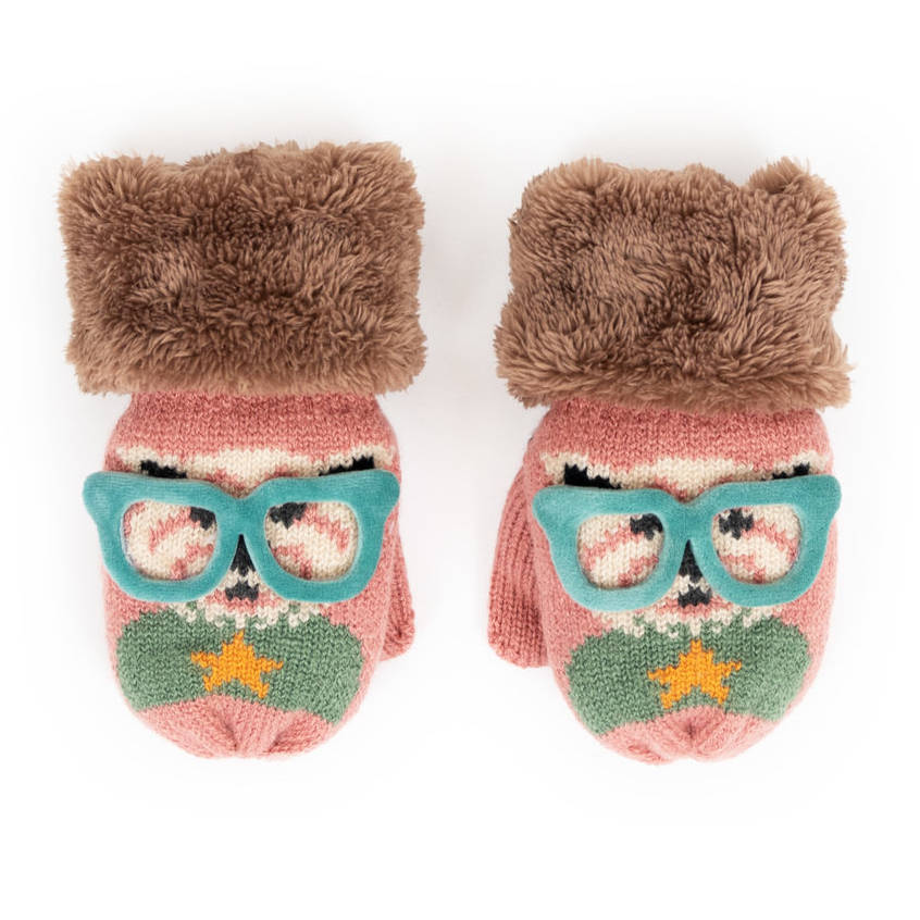 Powder Designs Kid's Cosy Westie Mittens COS67 front