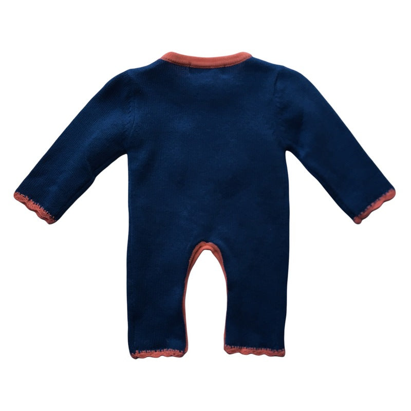 Powell Craft Enchanted Forest Hand Knitted Long-sleeved Jumpsuit back
