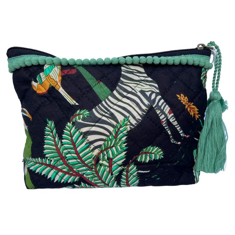 Powell Craft Safari At Night Make Up Bag QMB419 back