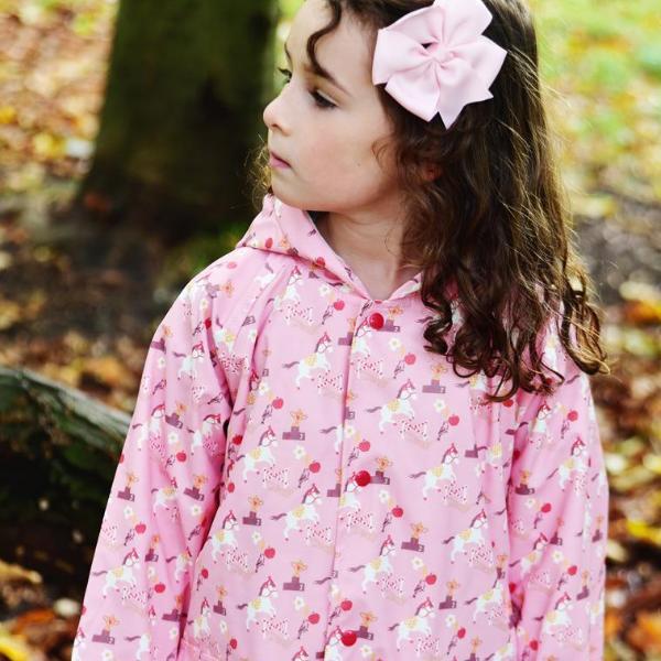 Powell Craft Pony Raincoat RMPO on girl 3