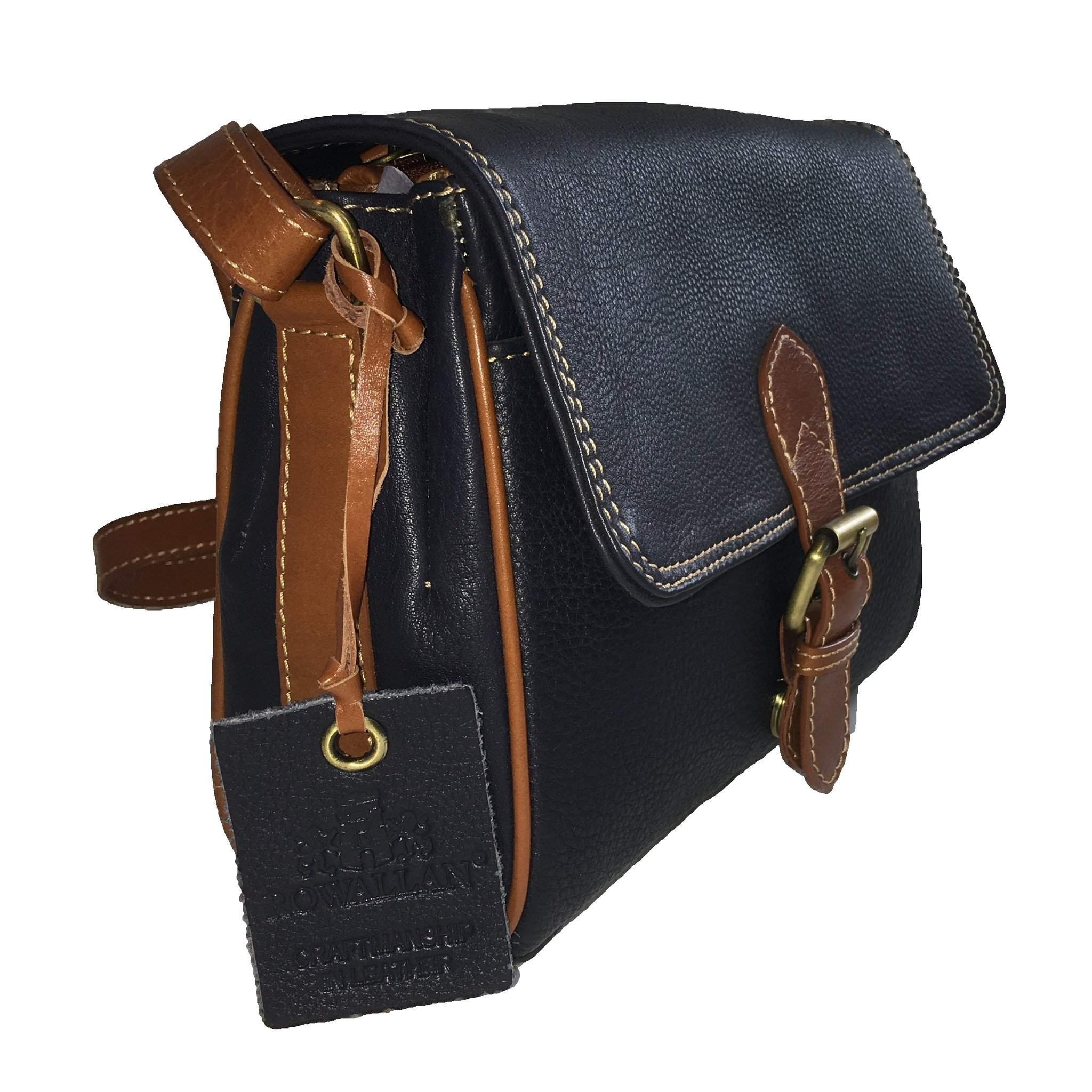 Prelude Half Flap Shoulder Bag Navy side