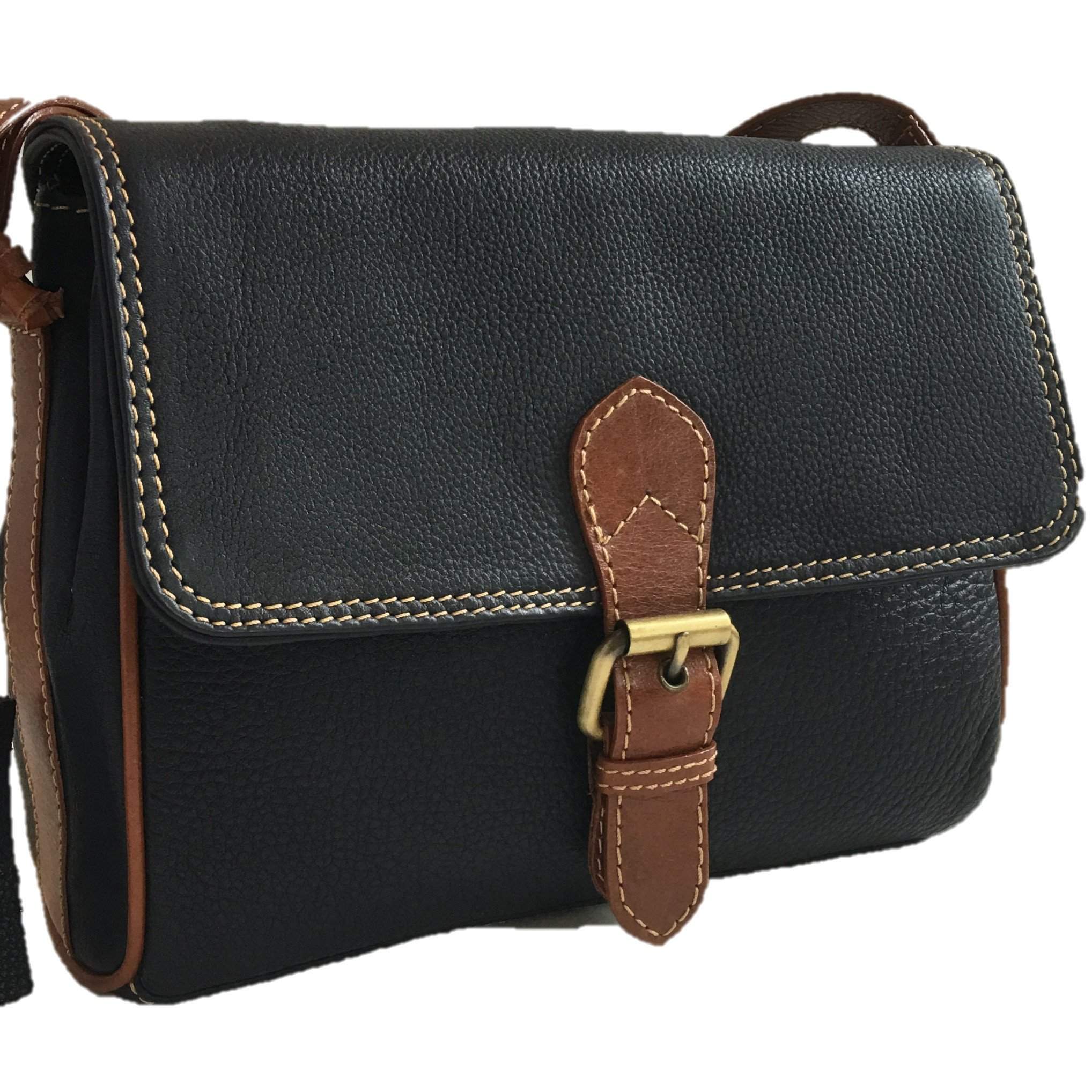 Prelude Half Flap Shoulder Bag Navy front
