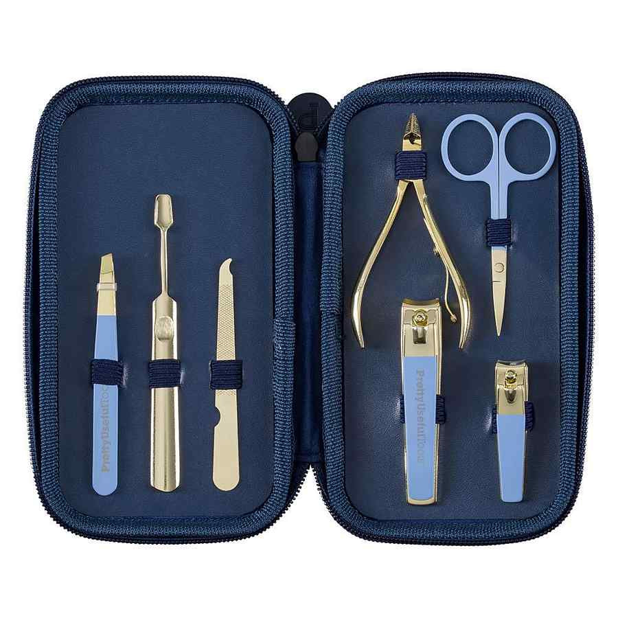 Pretty Useful Tools Blue Haze Manicure Kit PUT066 open