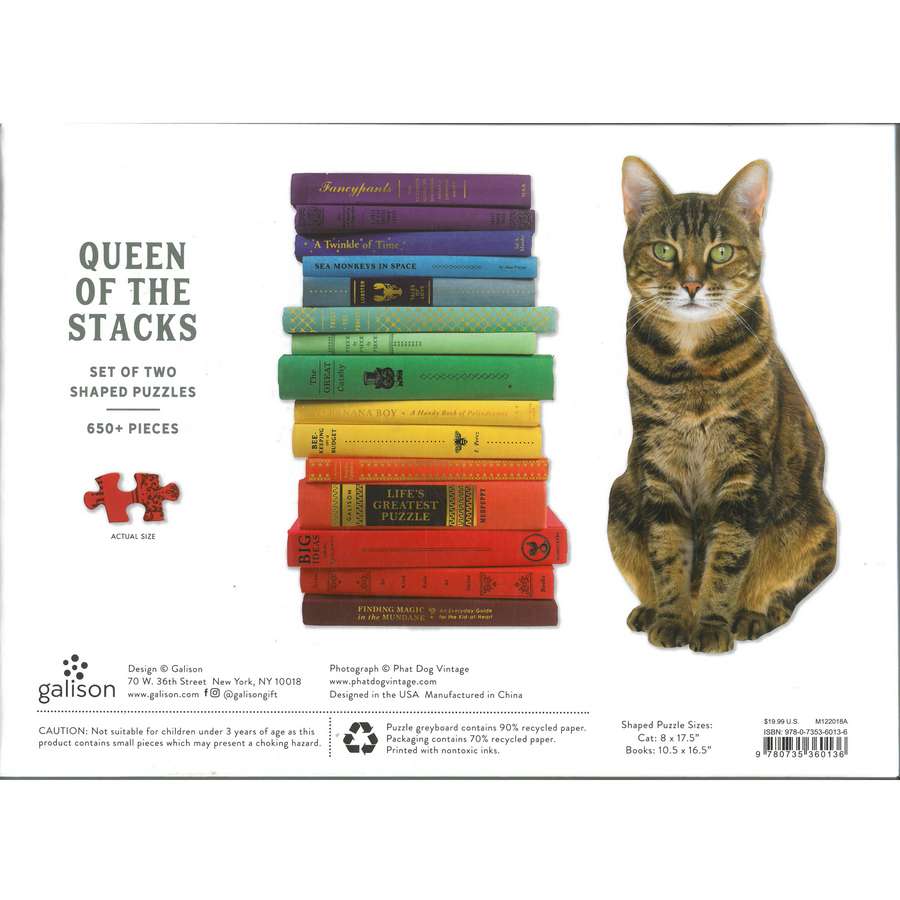 Queen Of The Stacks Jigsaw Puzzles back