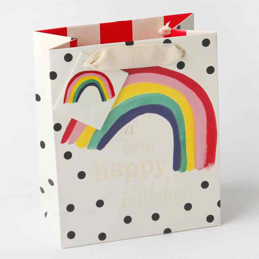 Rainbow Birthday Gift Bag Medium GBS686