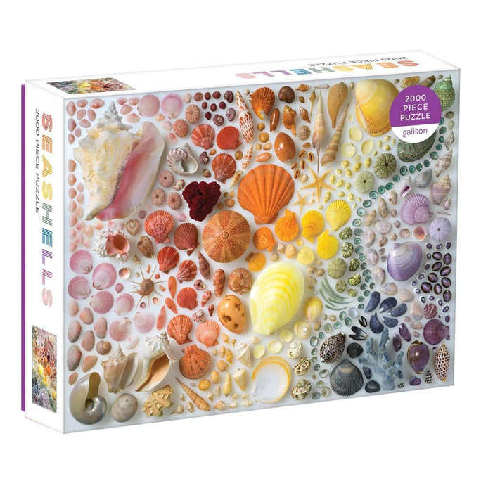 Rainbow Seashells 2000 Piece Jigsaw Puzzle main