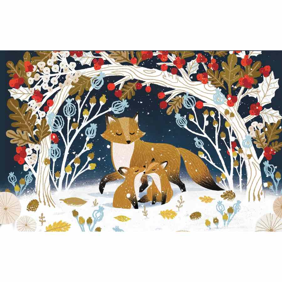 Roger La Borde Frosty Forest Notecard pack NSX691