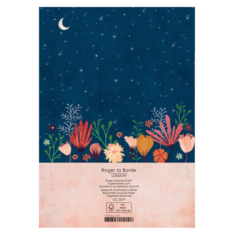 Roger La Borde Greeting Card Love You To The Moon And Back GC2219 back