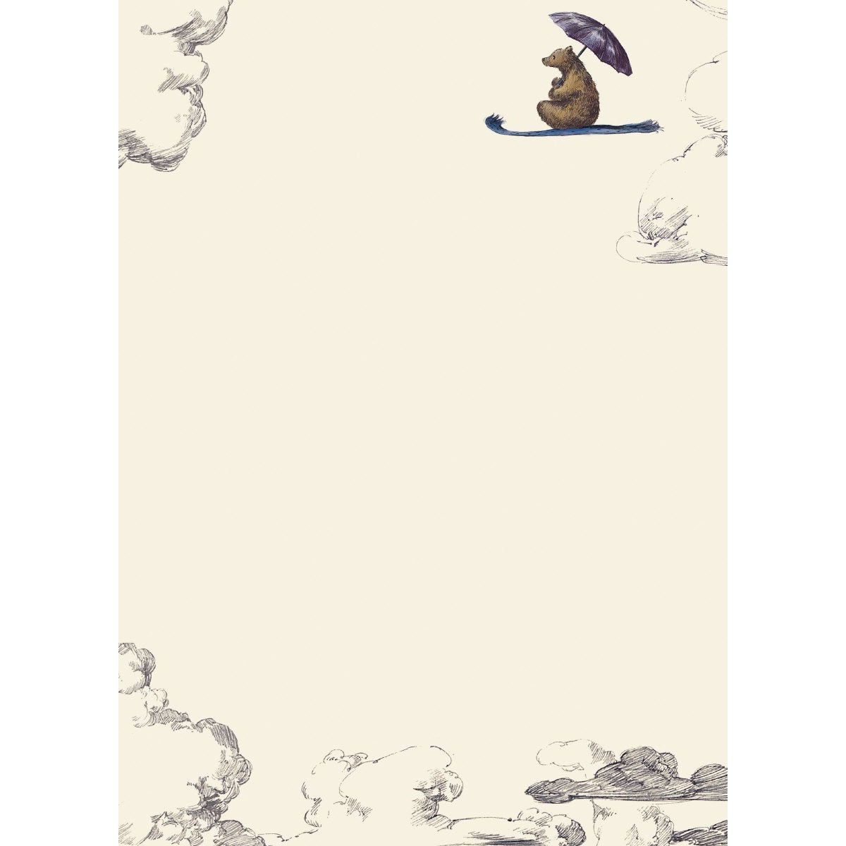 Roger La Borde Luxe Letter Writing Set Little Bear WS043 style 1