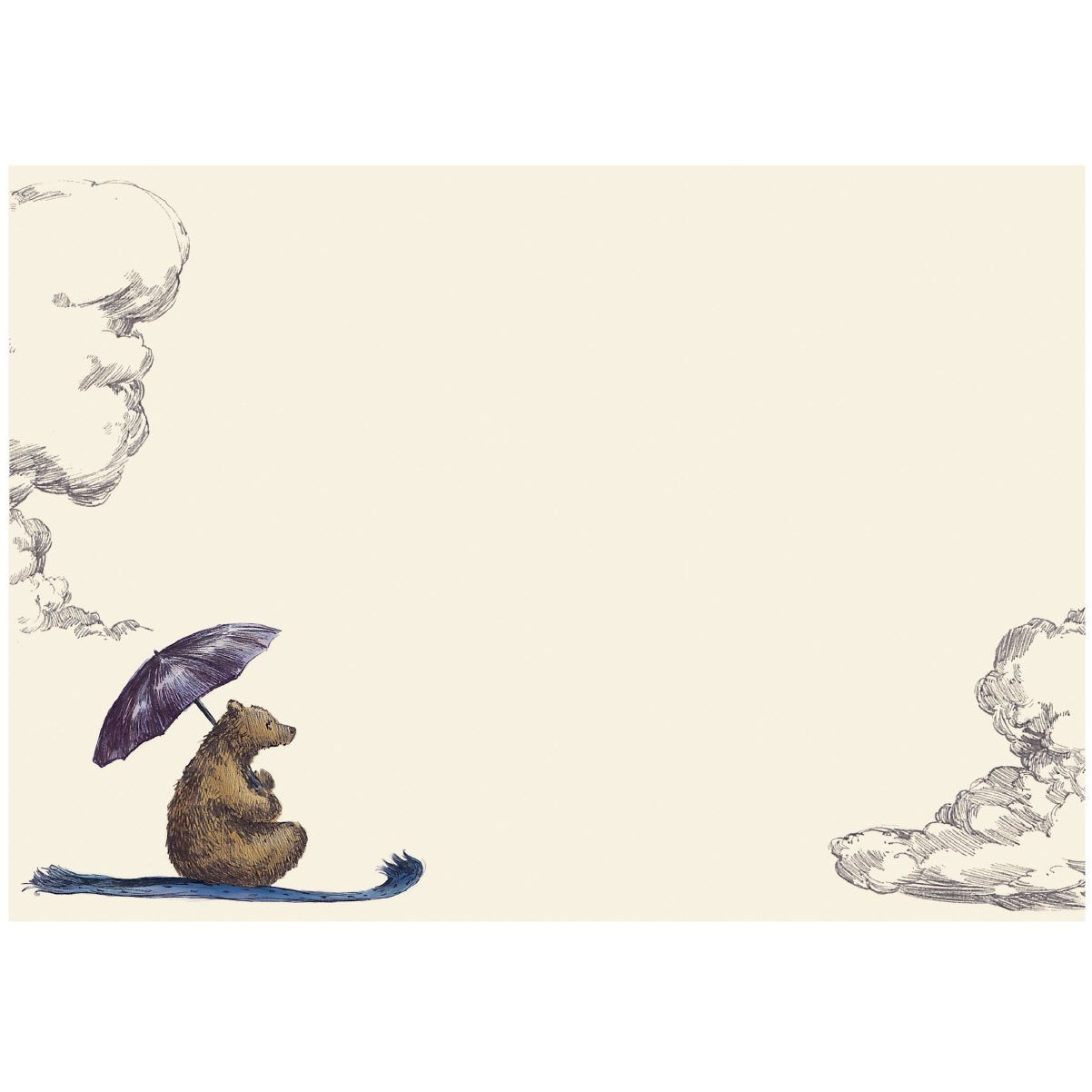 Roger La Borde Luxe Letter Writing Set Little Bear WS043 envelope