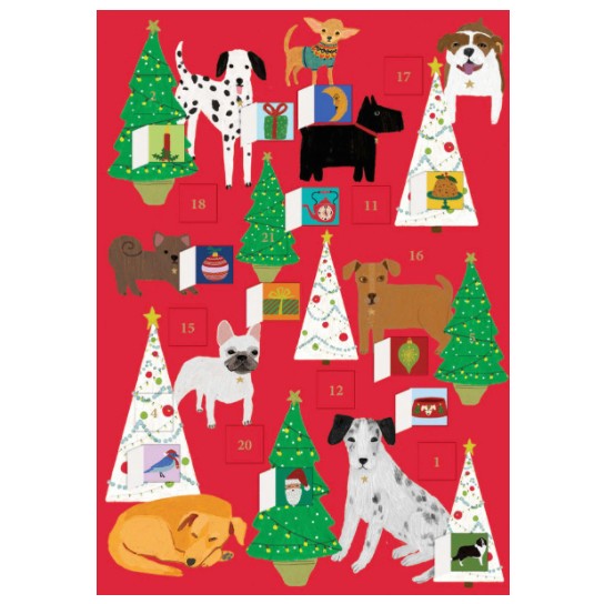 Roger La Borde Precious Pooches Advent Calendar Card ACC082