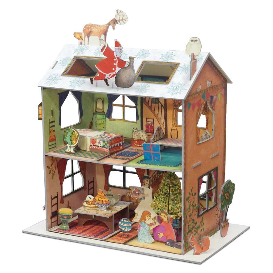 Roger La Borde The Night Before Christmas Pop and Slot Advent Calendar POP065 assembled