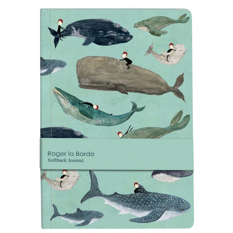 Roger La Borde Whale Song Softback Journal A5 AMB015 front