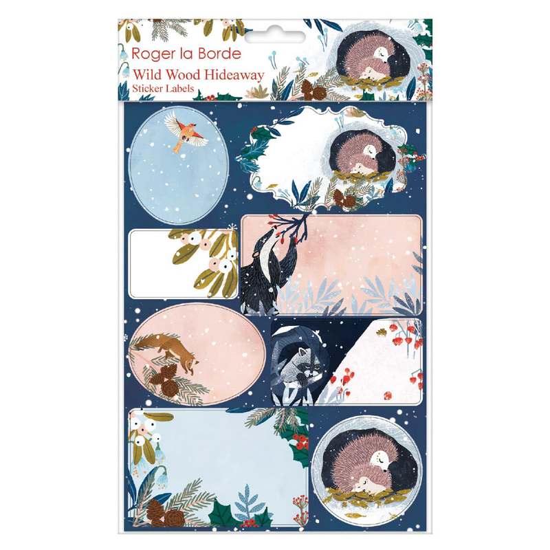 Roger La Borde Wild Wood Hideaway Sticker Labels Sheet ST067 front