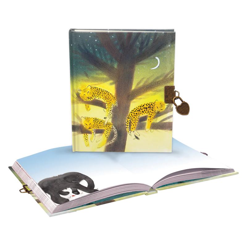 Roger La Borde Wilderness Sleeping Leopards Lockable Notebook ASD024 main