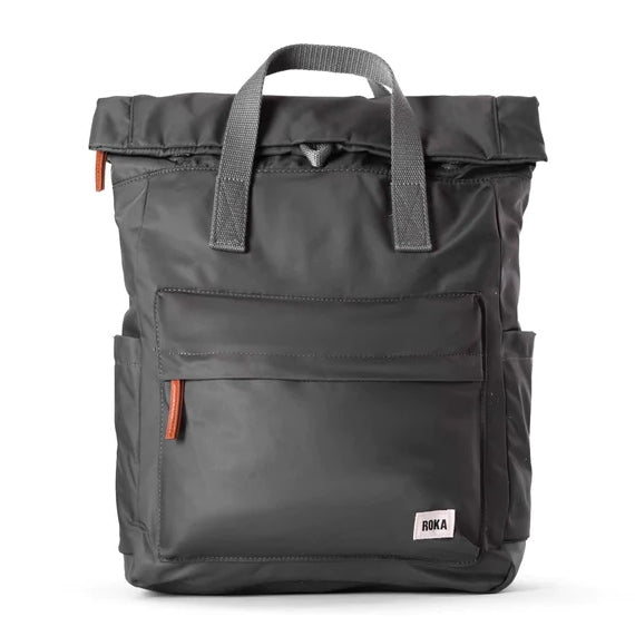 Roka Backpack Canfield B Sustainable Graphite Medium Front