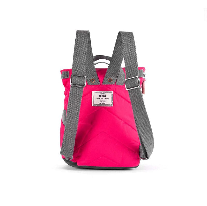 Roka Backpack Canfield B Sustainable Raspberry Small back