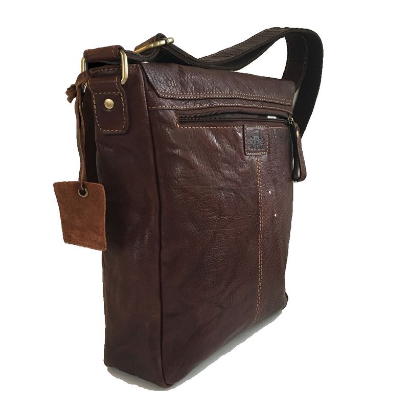 Rowallan Of Scotland Bronco Flap Over Shoulder Bag 31-6512-18 back