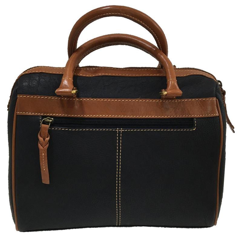 Rowallan Of Scotland Prelude Navy Twin Grab Handle Handbag back