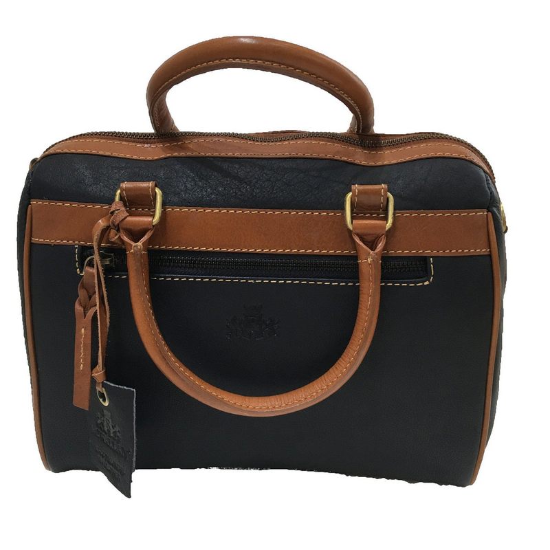Rowallan Of Scotland Prelude Navy Twin Grab Handle Handbag front