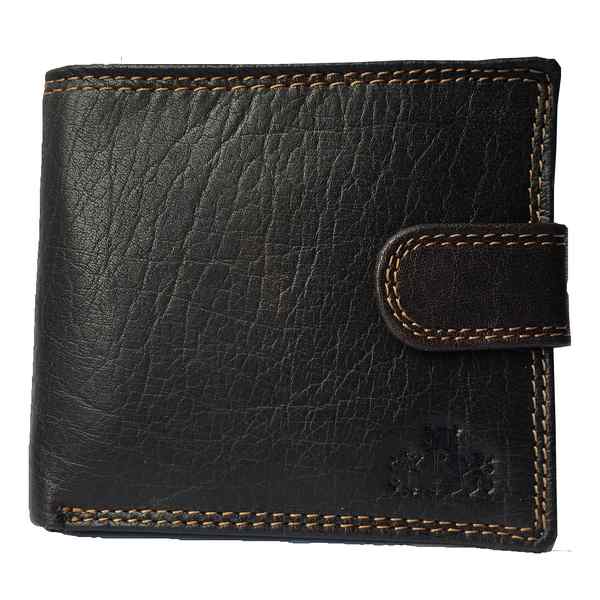 Rowallan Of Scotland Lancaster Brown Tabbed Triple Wallet 33-9808/02 front