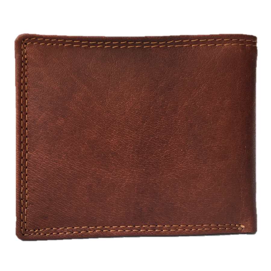 Rowallan Of Scotland Lancaster Tan Three Page Wallet back