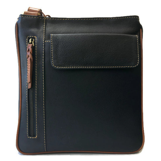 Rowallan Of Scotland Prelude Navy Top Zip Handbag front