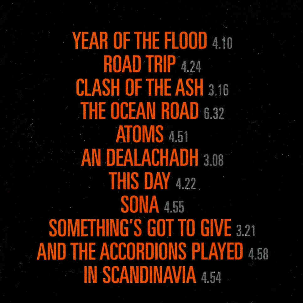 Runrig Everything You See CD back tracklist