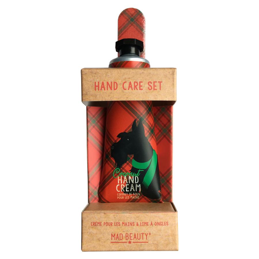 Scottie Dog Hand Care Set - Coconut front
