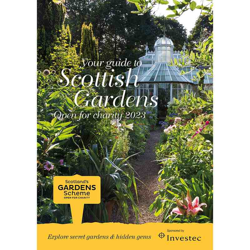 Scottish Gardens Open for Charity 2023 front cover