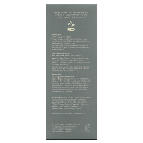 Scottish Fine Soaps Gardeners Hand Therapy Hand Cream back
