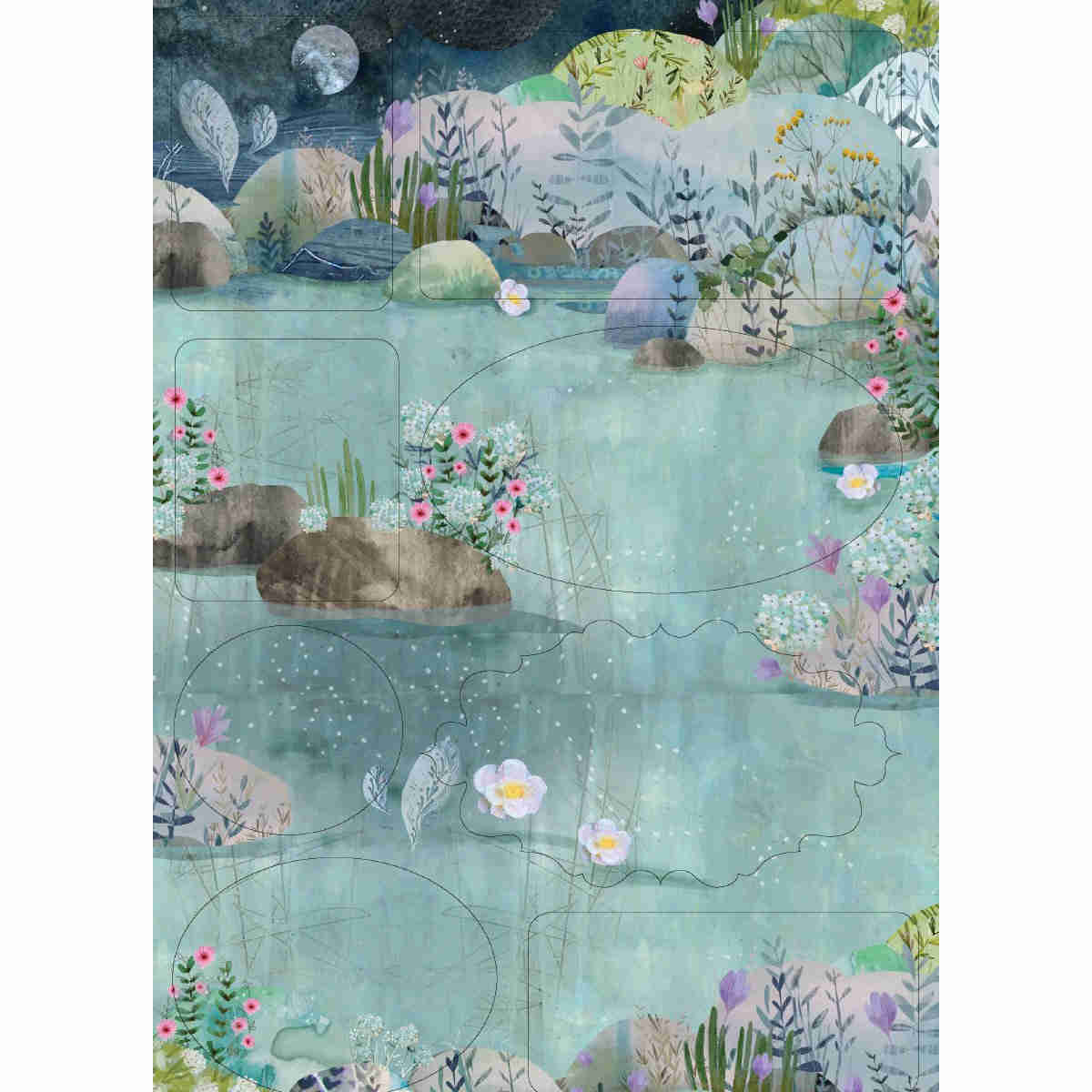 Sea Dreams Luxe Letter Writing Set WS045 sticker design 2