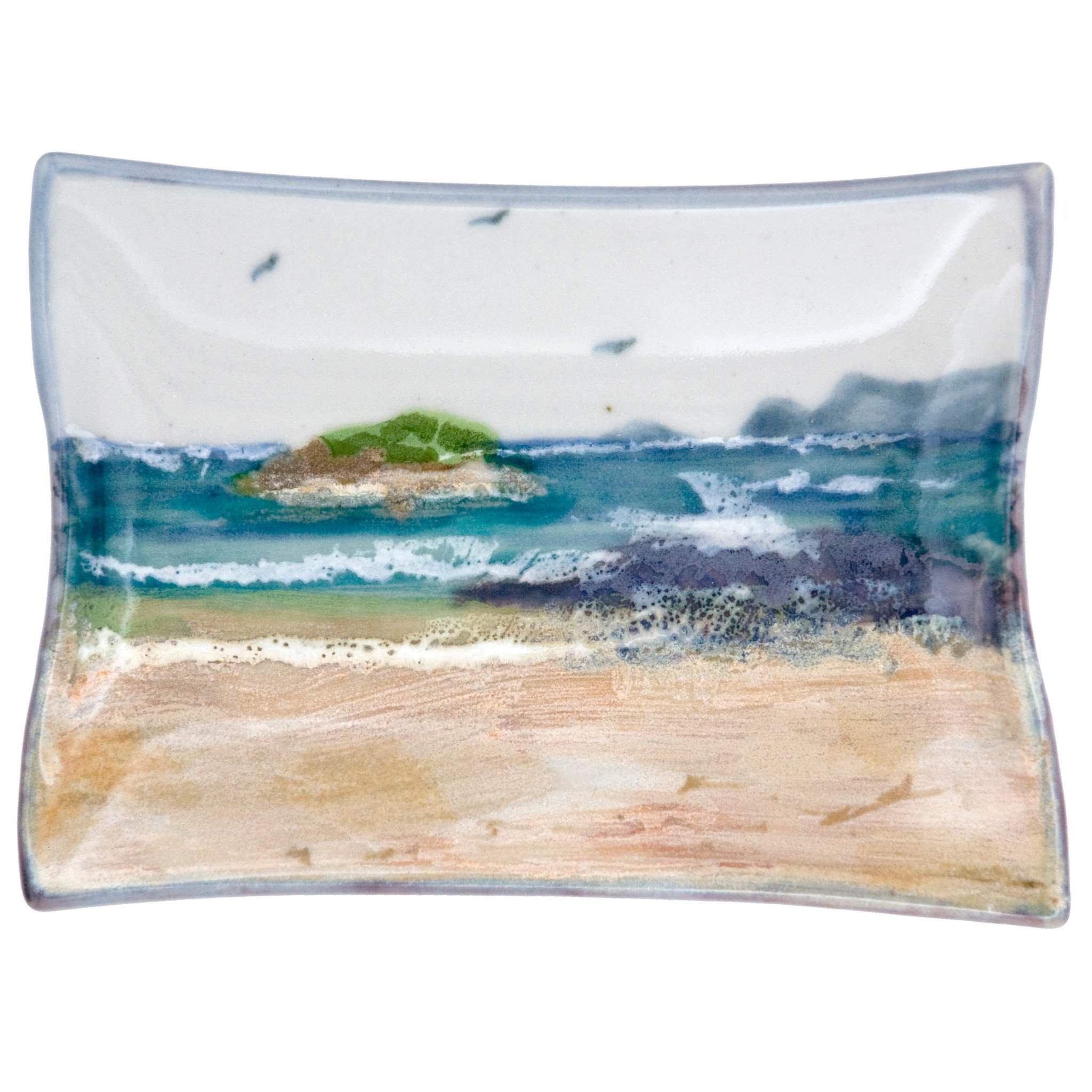 Highland Stoneware Seascape Plate Rectangle X-Small